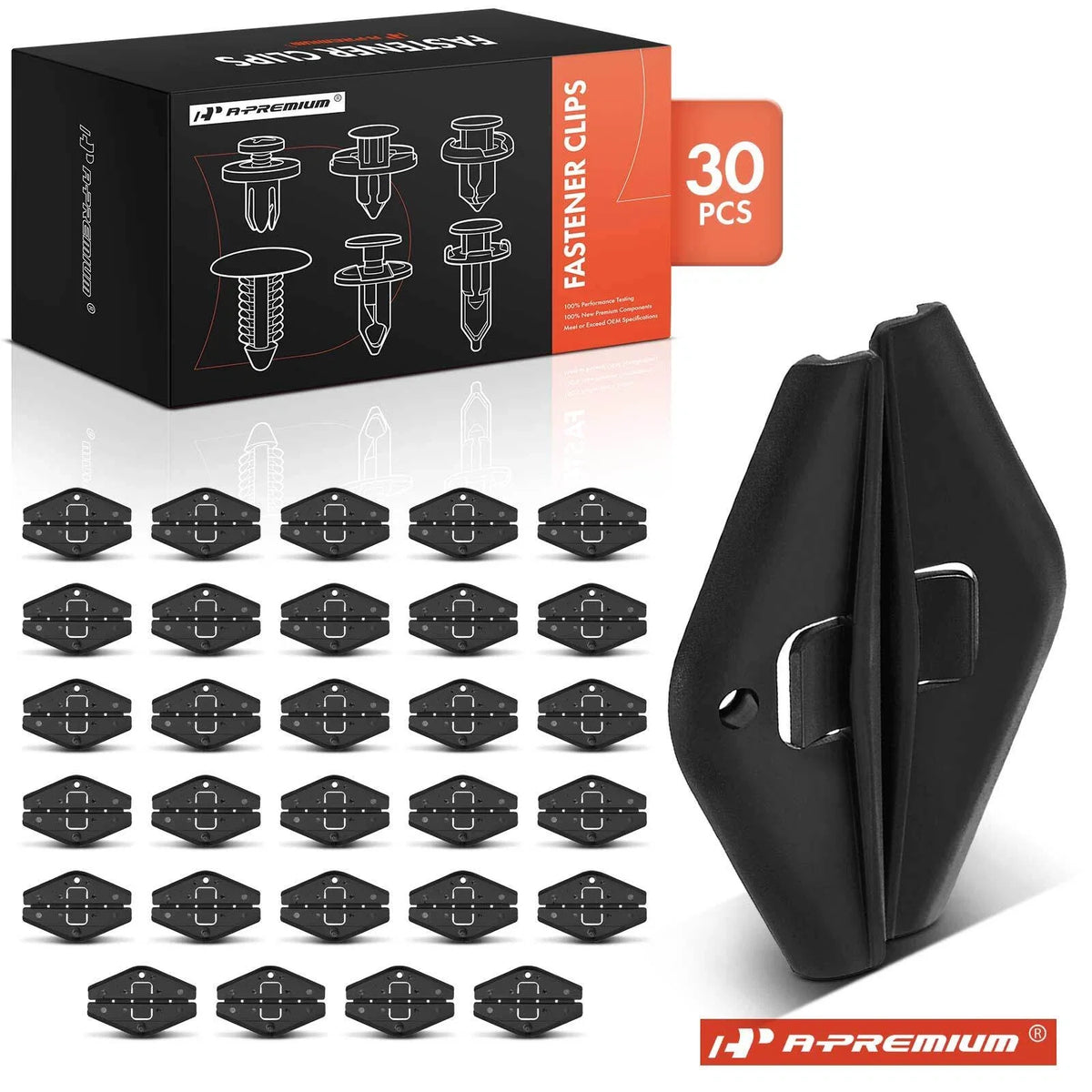 30Pcs Window Guide Retainer Clips for Buick Cadillac