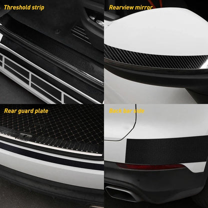 Scuff Sill Cover Protector for Car (Carbon Fiber)