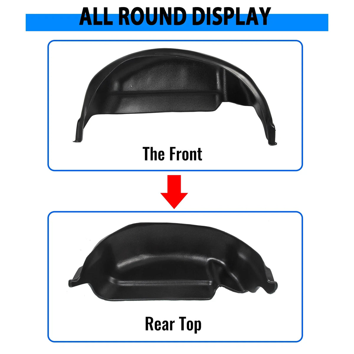Mud Flap Splash Guards Set of 2 for 2015-2020 Ford F150 Rear