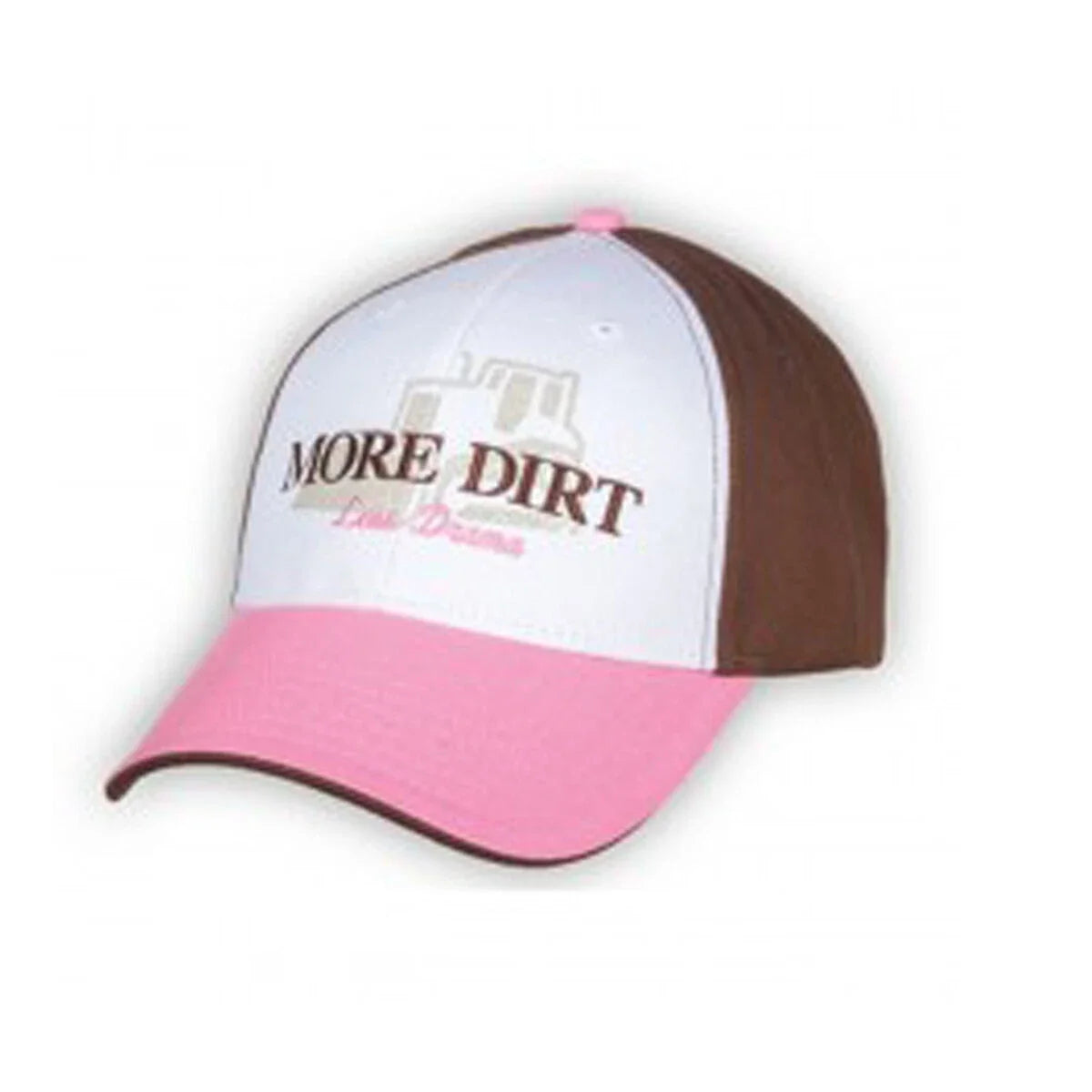 Ladies Cap for CAT Caterpillar Equipment - "More Dirt Less Drama"