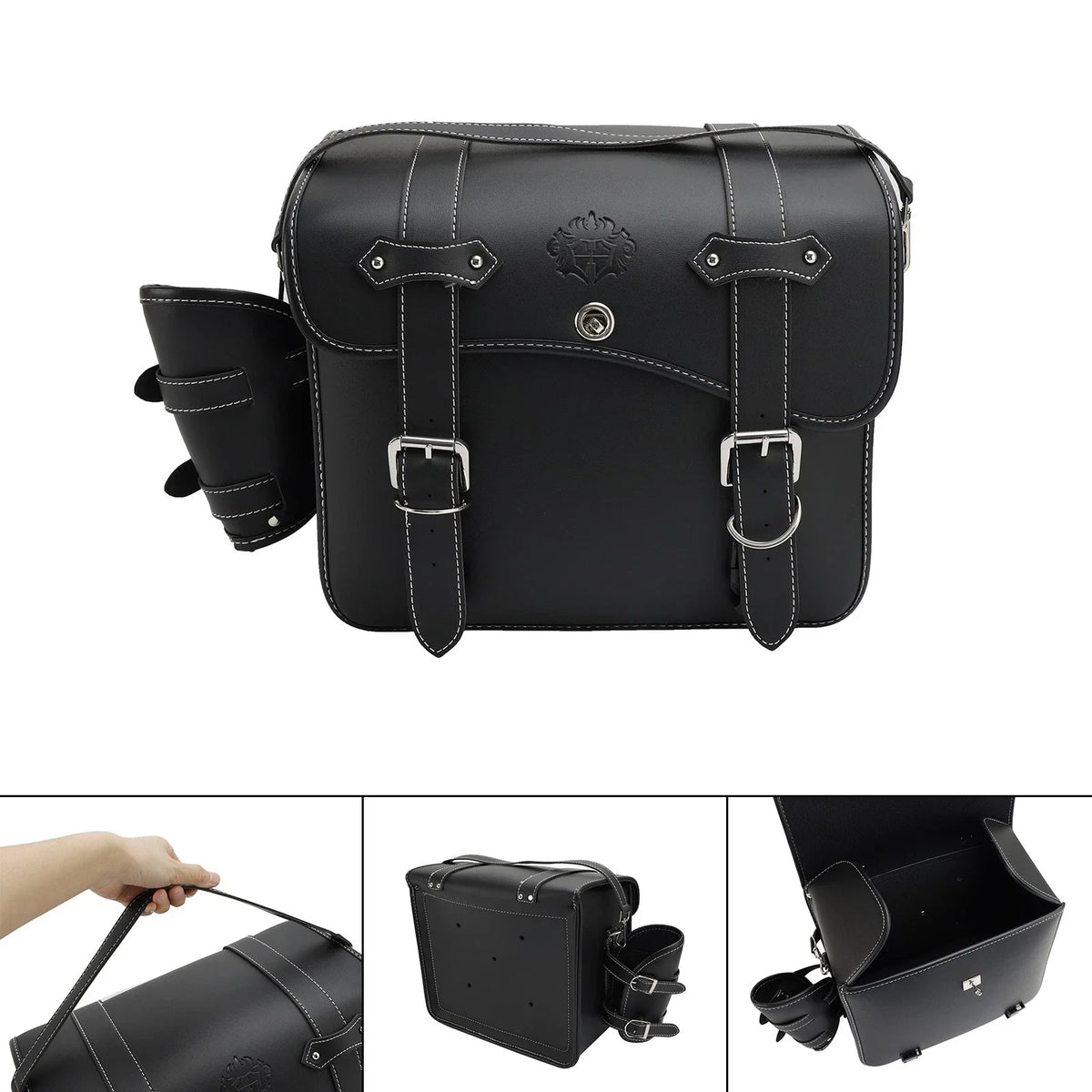 Tool Bag Saddlebag for L-Size Motorcycle Scooter