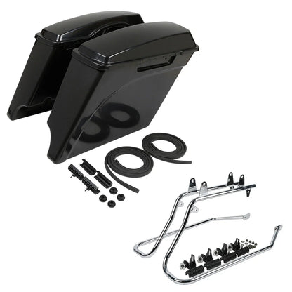 Saddlebag Conversion Bracket 5" Extended for Harley Softail (1986-2017)