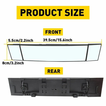 Rear View Mirror - Foldable Design for Universal Fit