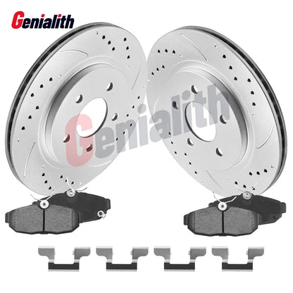Ceramic Pads & Rear Brake Rotors Set for Ford Mustang 2005-2011