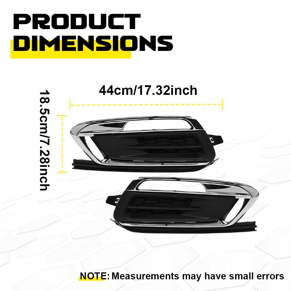 Fog Light Cover Set for Cruze 2015-2016 22843180, 22843181