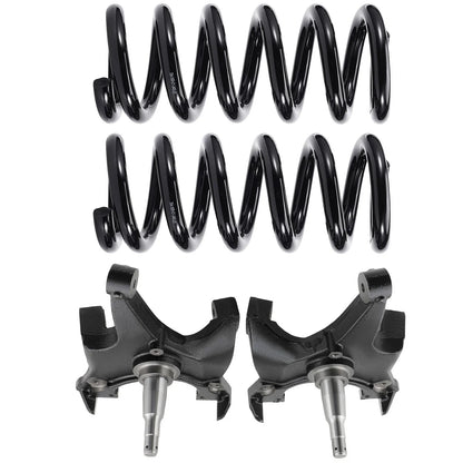 Front Spindle and Spring Kit 4" for GMC Sierra/ Silverado C2500 88-98
