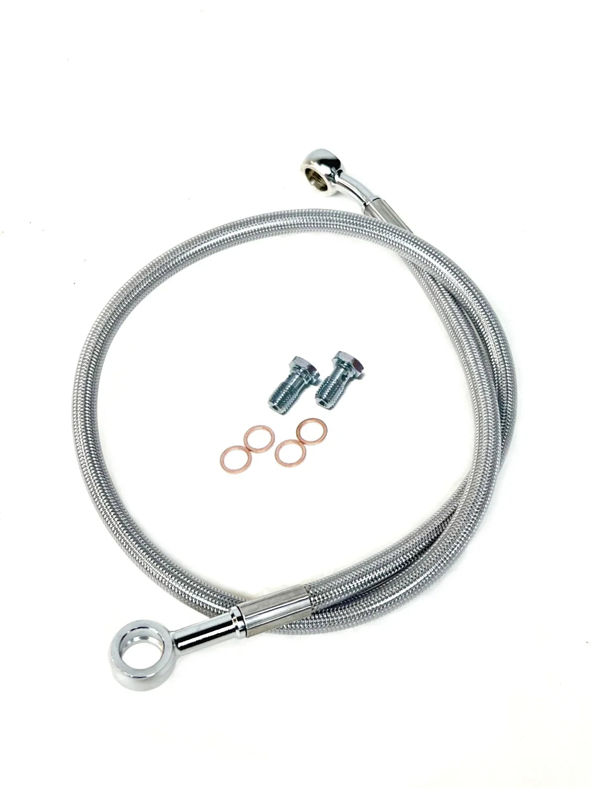 Extended Steel Braided Rear Brake Line for Yamaha YFS200 (2000–2000)