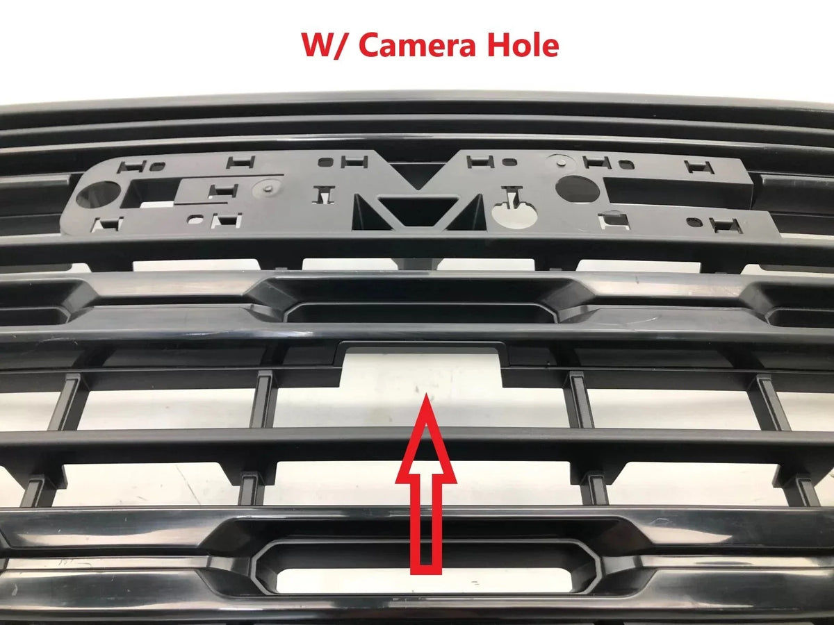 Upper Front Grille #63 Quicksilver Metallic for GMC Sierra 1500 2022-2024