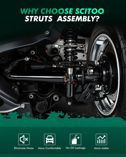 Rear Shocks & Front Complete Struts for 2007-2013 GMC Sierra 1500