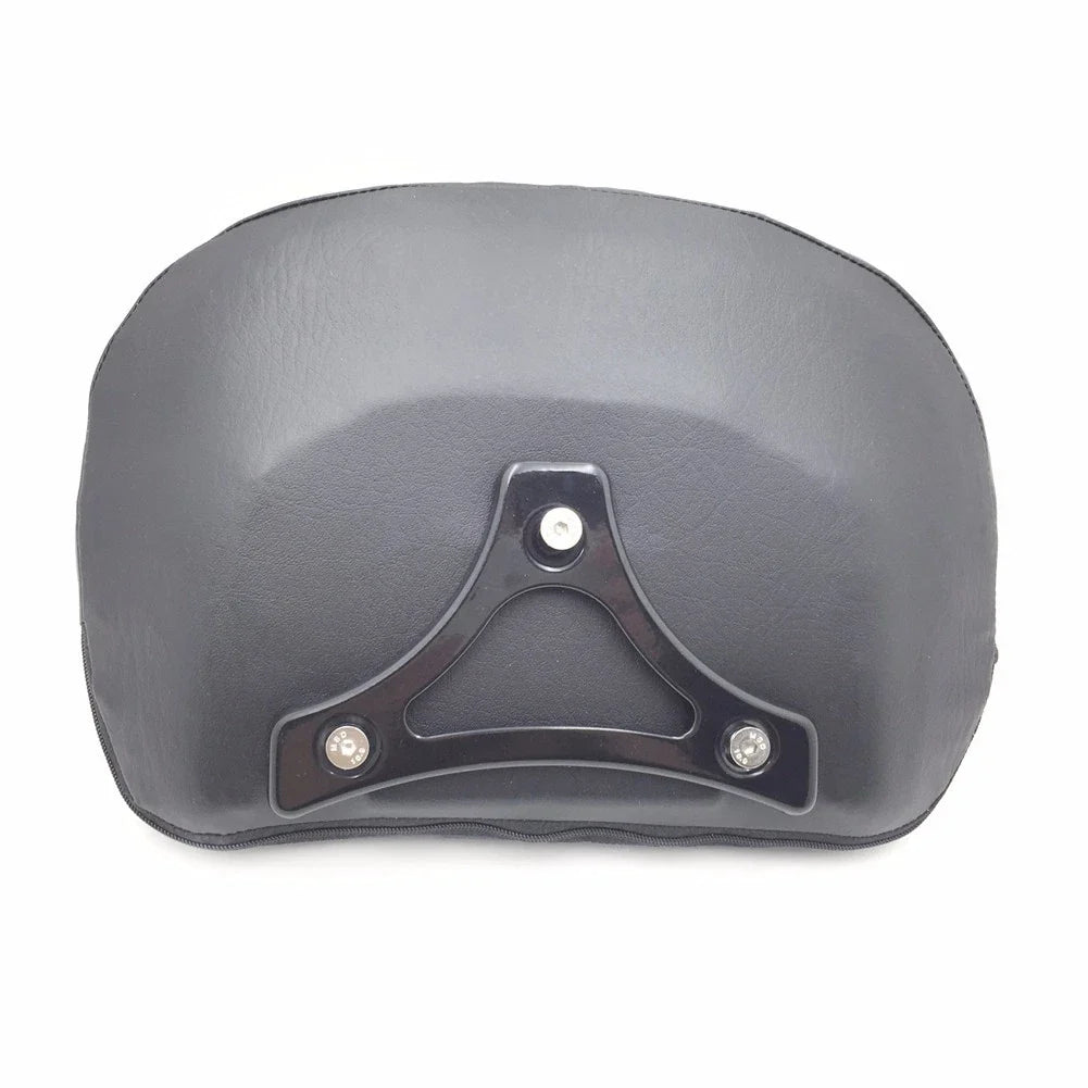 Mount Kit for Backrest Pad - Gloss Black, Harley Touring 1997–2017