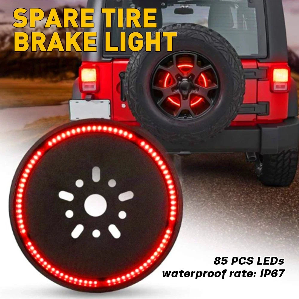 LED Spare Tire Brake Light for Jeep Wrangler (1986–2021)