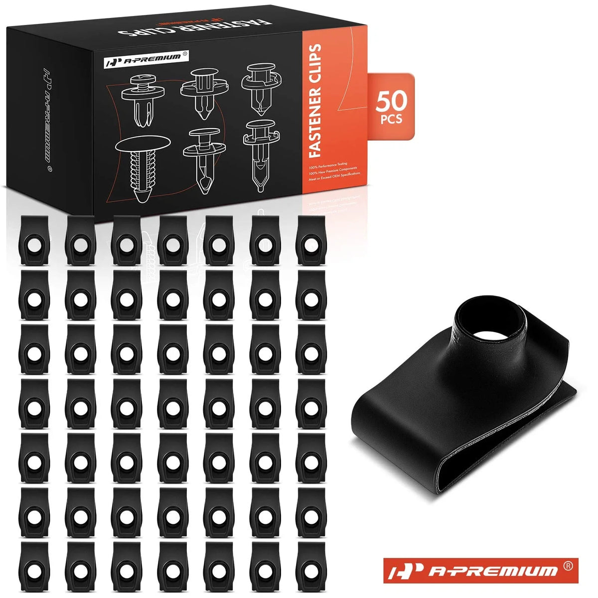 50x U-Nut for Chevy Buick Oldsmobile (Year Range Not Specified)