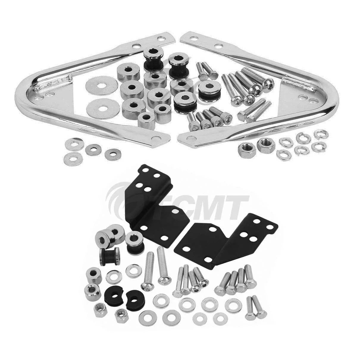 Sissy Bar Docking Rack for Harley Touring Models 1997-2008