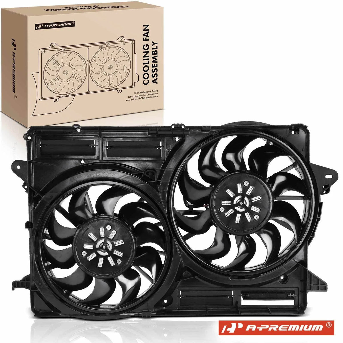 Dual Cooling Fan Assembly for Buick LaCrosse (2017–2019)