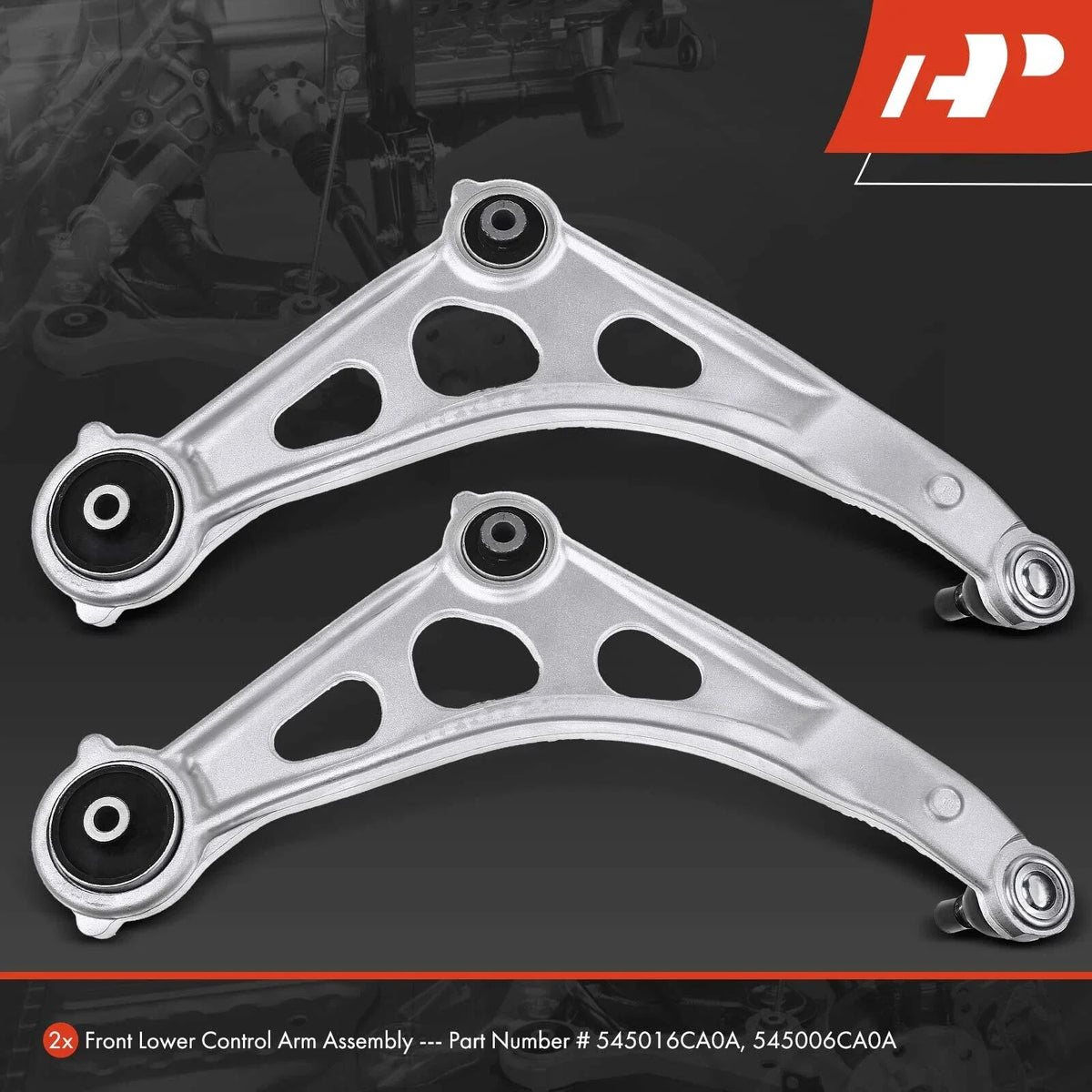 2X Front Lower Control Arms for Nissan Altima 2019-2020