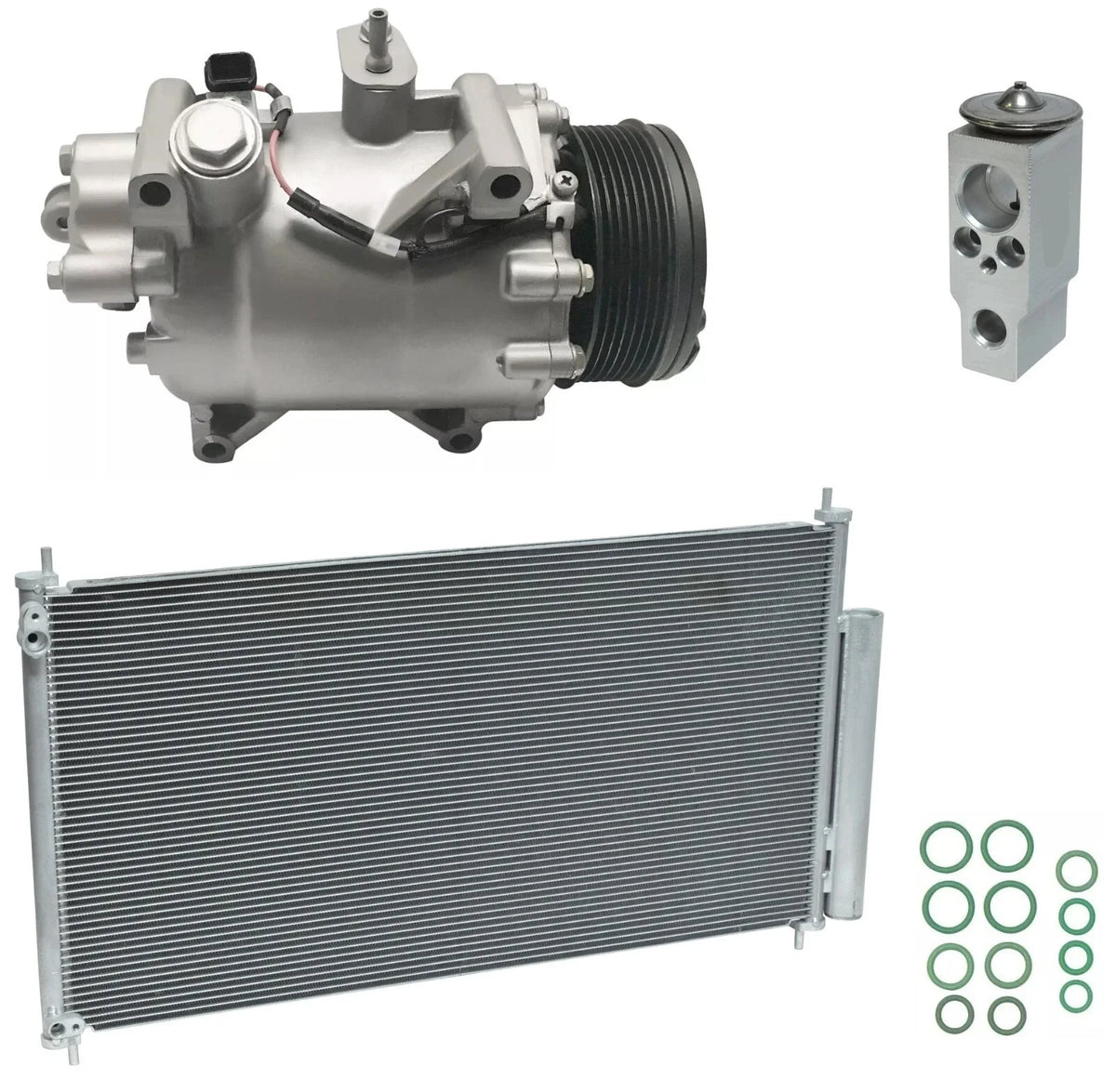 AC Compressor Kit With Condenser for Honda Civic Coupe 2.4L (2015–2015)
