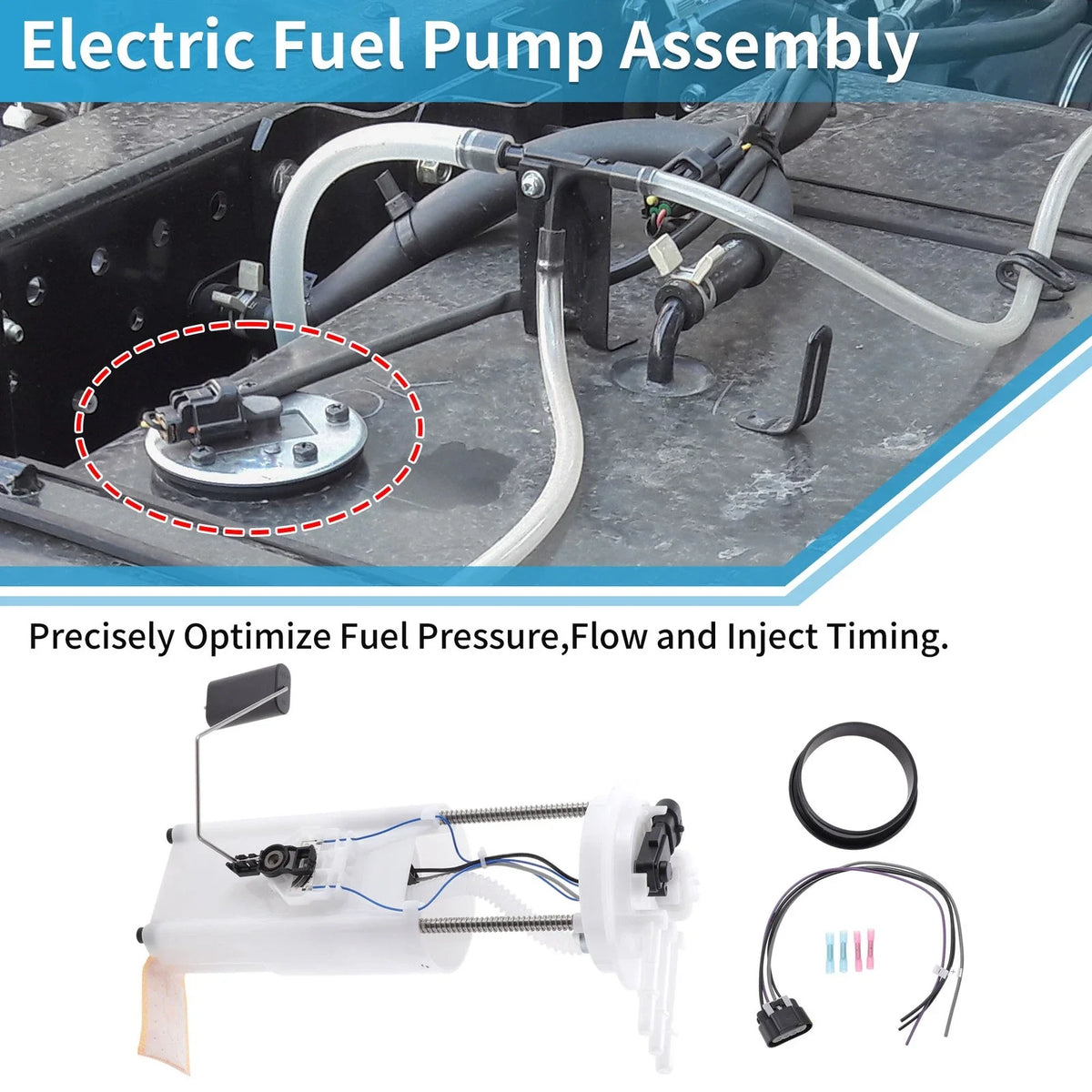 Electric Fuel Pump Assembly No.E3542M for Buick Chevrolet V6 3.1L (2000–2005)