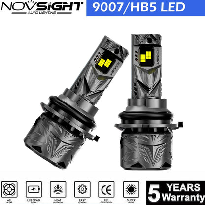 LED Headlight Bulbs 9007 HB5 - 2X NOVSIGHT Set
