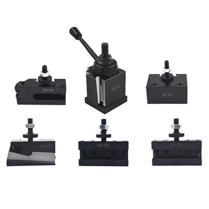 Quick Change Wedge Tool Post Set - 6 Pcs for BXA Series 10" - 15