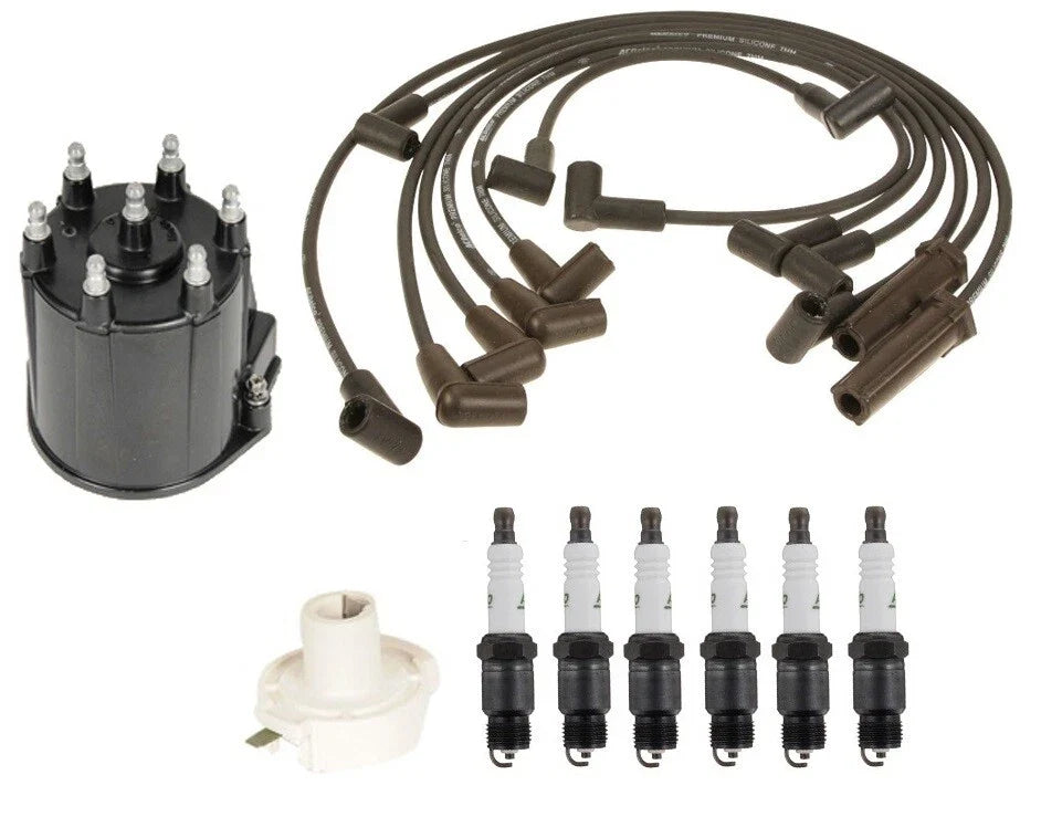 ACDelco Ignition Kit for GMC Chevy V6 (Includes Rotor, Cap, Wires, Plugs)
