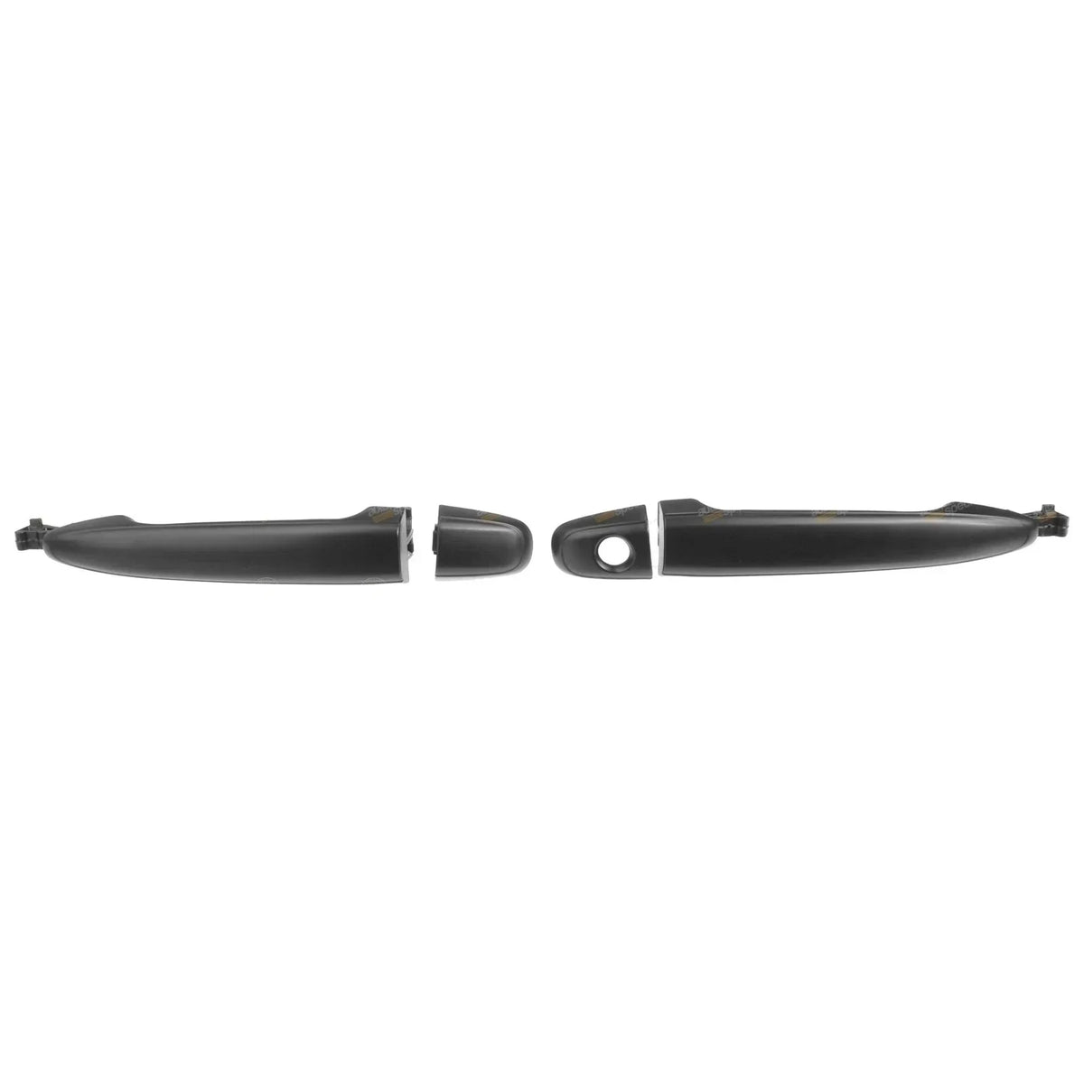 Set of 2 Black Front Outer Door Handles for 2006-2012 Toyota Camry
