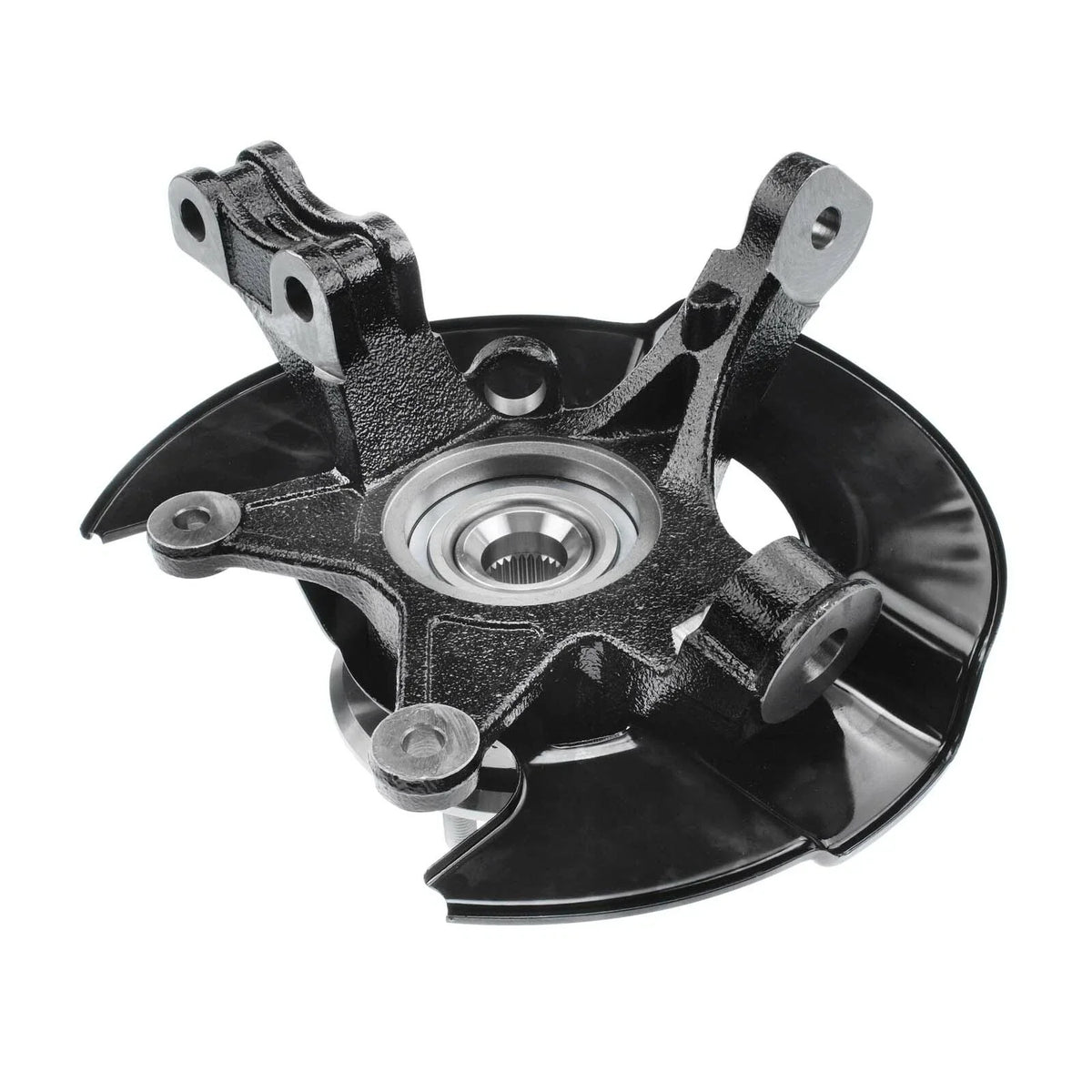 Pair of Front Hub Bearings & Steering Knuckles for Honda Pilot 2003-2004