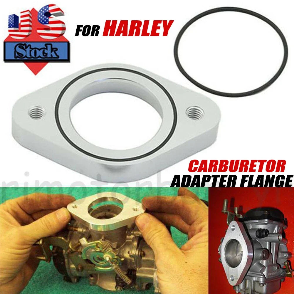 Carburetor Intake Adapter Flange CV40MM for Softail Harley 1988-2003