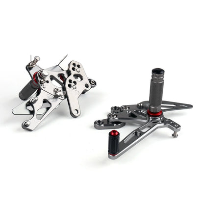 Rearset Foot Pegs in Gray for YZF R25 (2015-2019)
