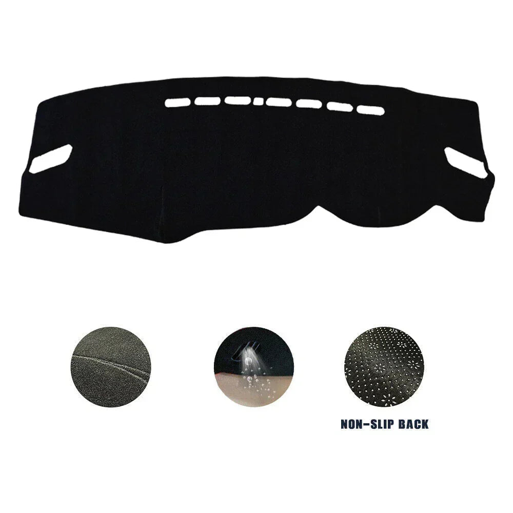 Black Non-Slip Dashboard Cover for 2012-2020 Mitsubishi Outlander