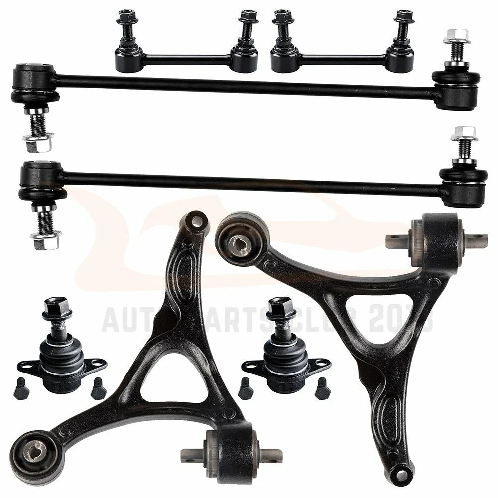 Control Arms Sway Bars Ball Joint Set of 8 for Volvo XC90 2003–2011