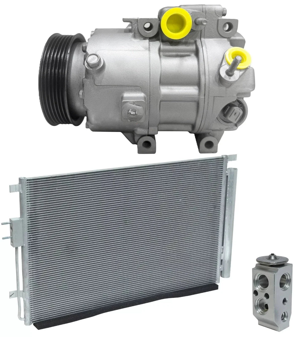 AC Compressor Kit With Condenser for Kia Sorento 3.3L (2018–2018)