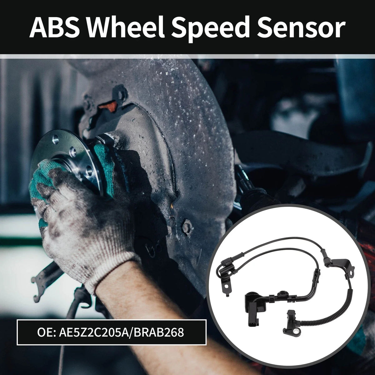 ABS Wheel Speed Sensor No.AE5Z2C205A for Ford Fusion (2007–2011)