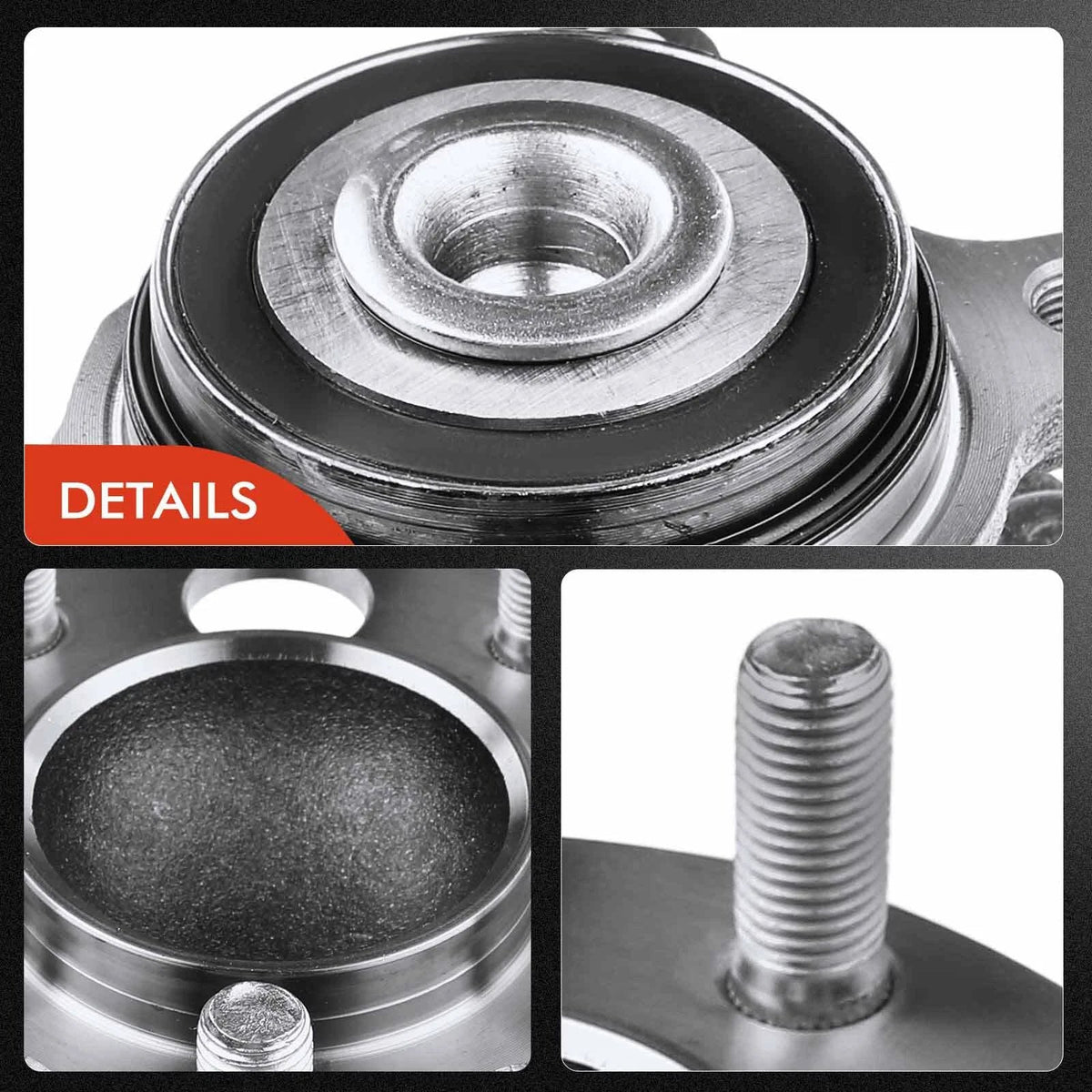 Brake Pad Set with Drilled Rotors for Acura CSX & Honda Civic