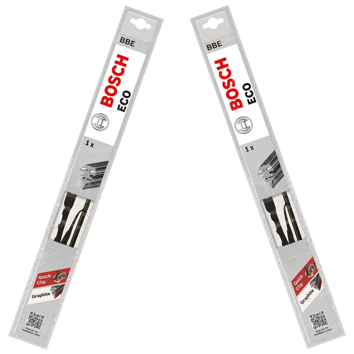 Front Pair of Eco Wiper Blades for Nissan Navara D22 1997-2016