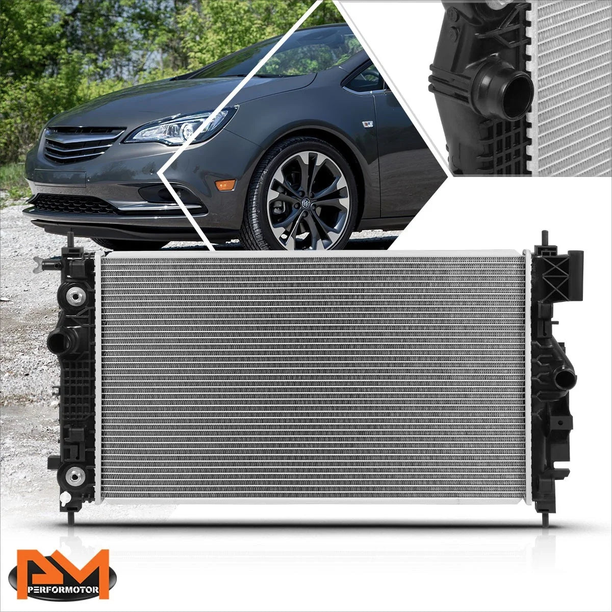 Radiator DPI-13509 Aluminum for 2016-2019 Cascada & 2014-2016 Cruze Limited
