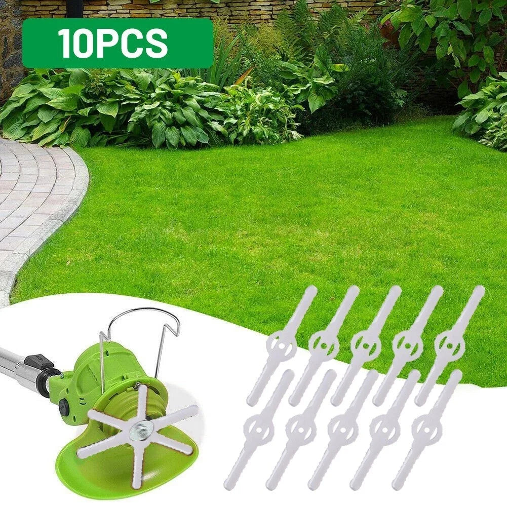 10x Plastic Blade Set for Electric Lawn Mower