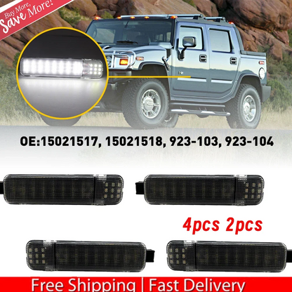 LED Courtesy Lamps for Chevrolet GMC Door Panels - Smoked 2015-2018