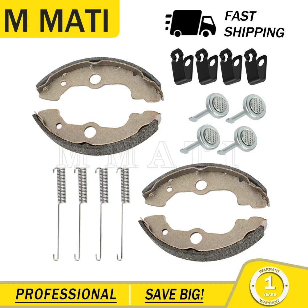Brake Shoes Kit for Honda Foreman TRX400/TRX450 (2000-2006) w/Springs & Pins