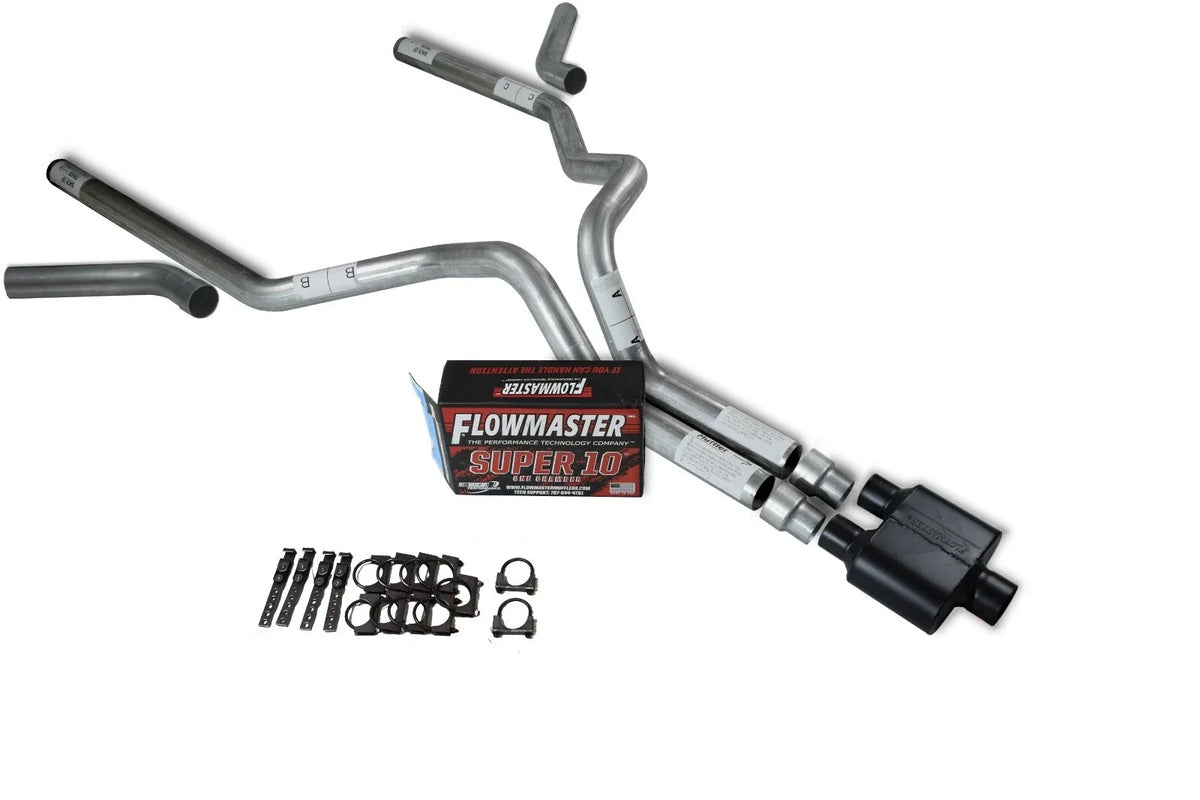 3" Dual Exhaust Kit for Ford F-150 (1987–1997) - Flowmaster Super 10