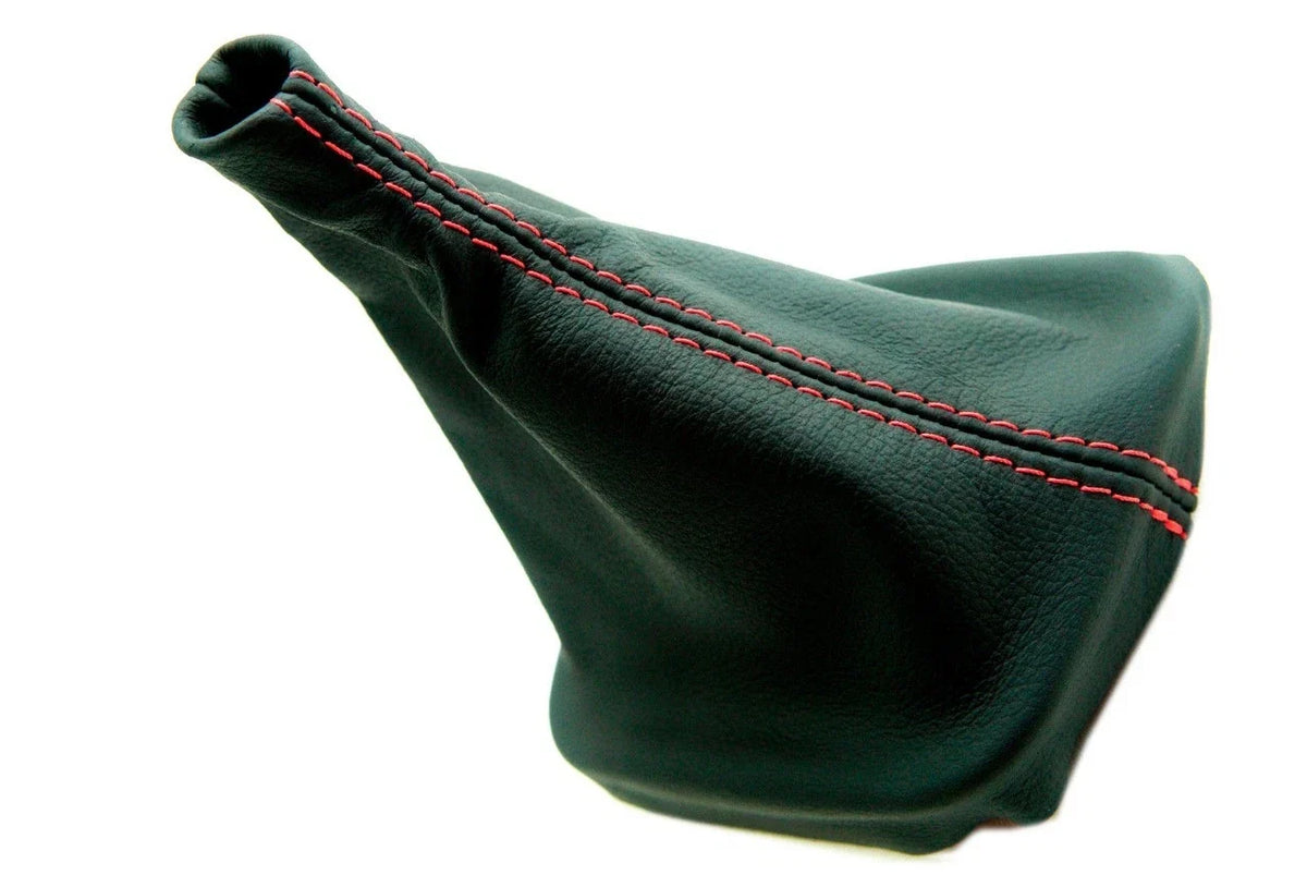 Manual Boot Leather Synthetic for BMW E30 318i 325 M3 (1982–1994) Red Stitch