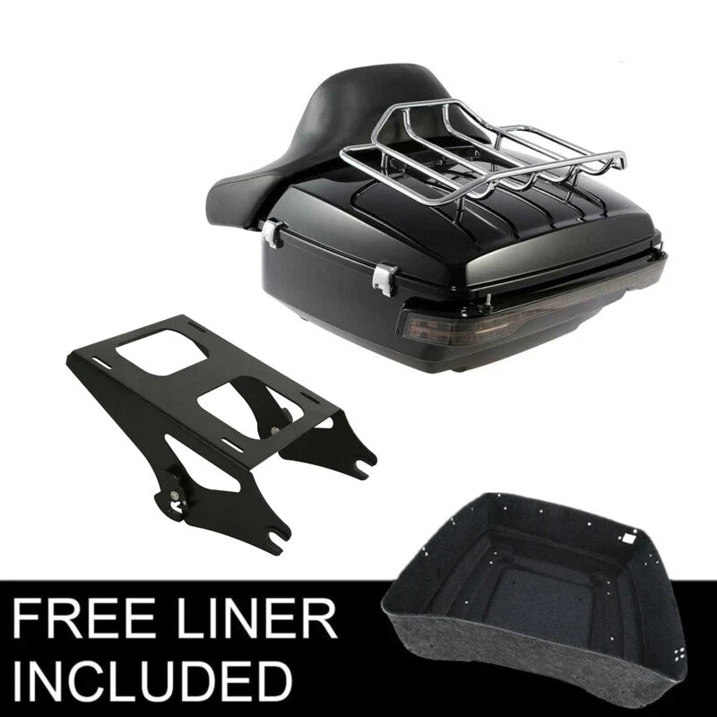LED Rack Trunk Pad for Harley Street Glide Touring 2014-2026