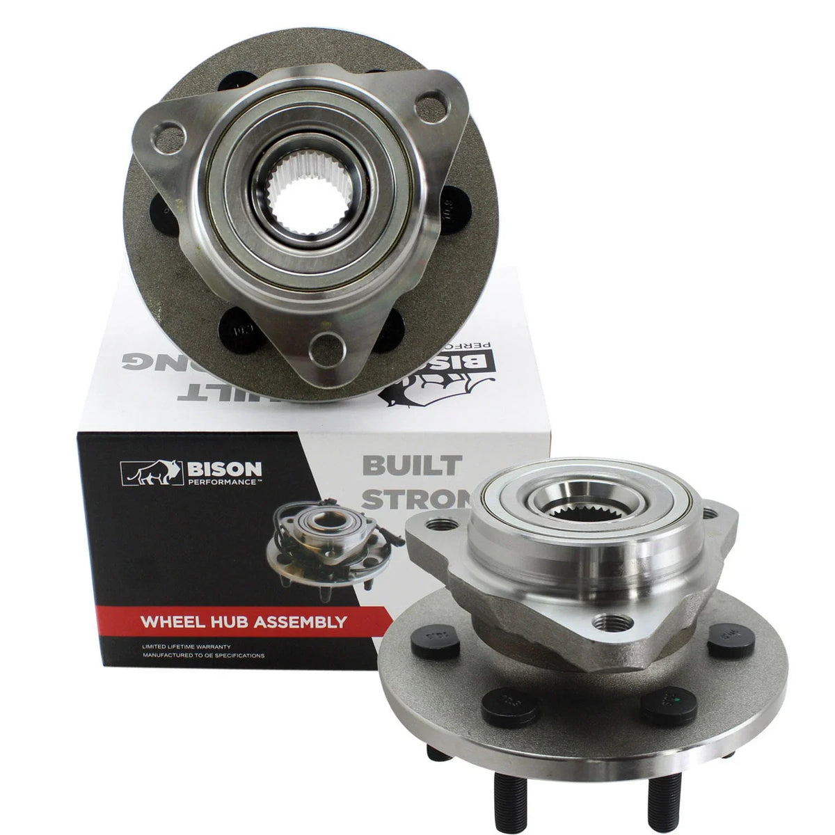 2pc Front Wheel Bearing Hub Assembly for Dodge 4WD ABS