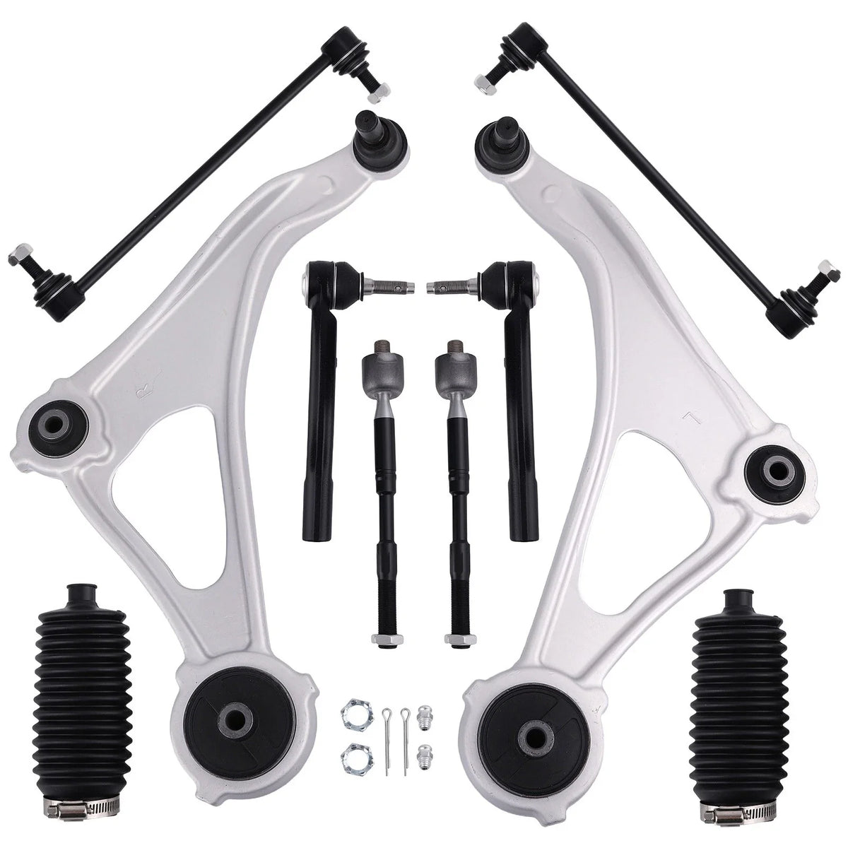 Front Lower Control Arms with Ball Joint & Sway Bar Tie Rod for Nissan Altima (2013–2014)