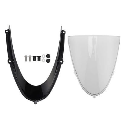 Gloss Black/Clear Headlight Fairing Windshield for Aprilia RS 660 2020–2024