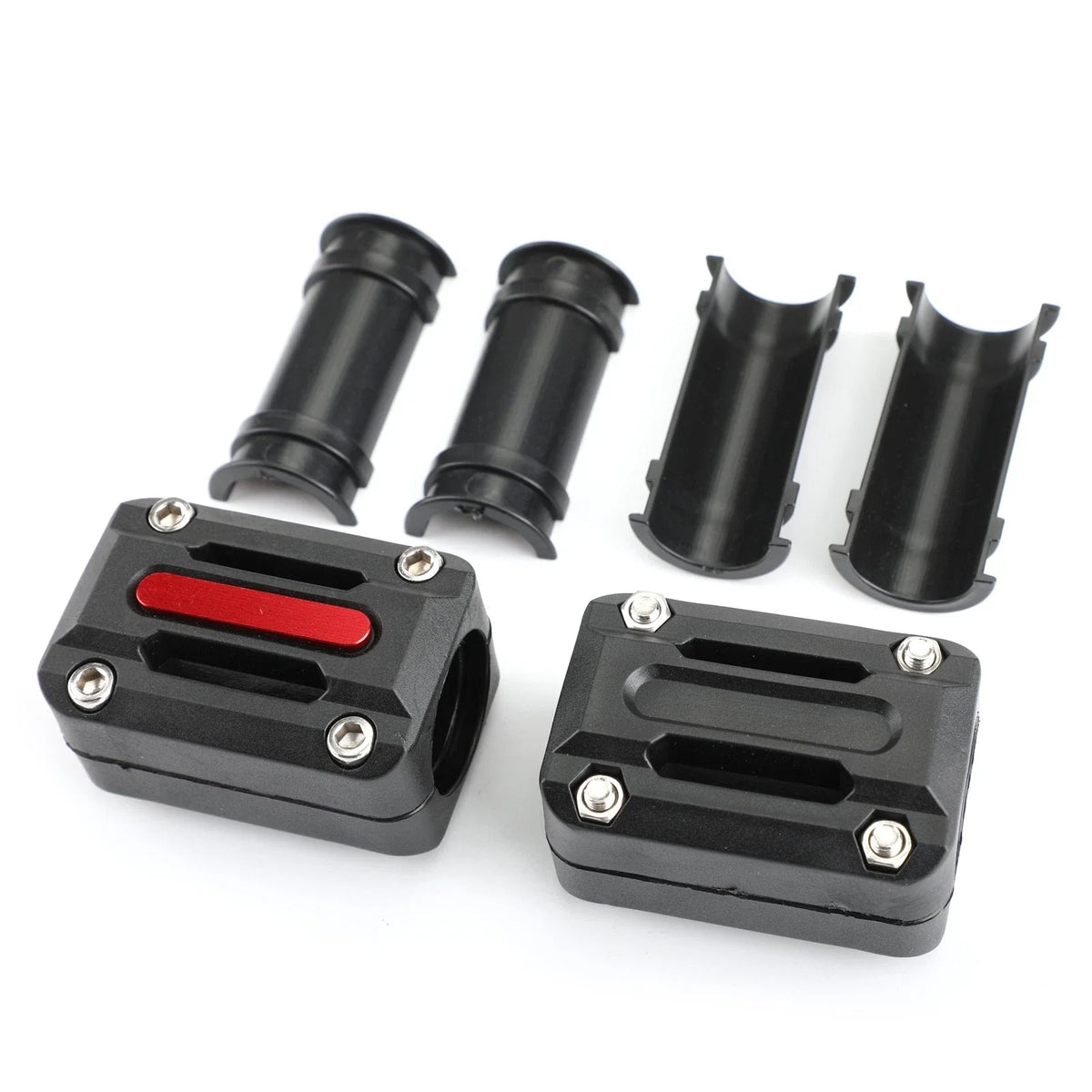 Engine Frame Bar Protection Crash Slider Pads 25mm - 2X for Motorcycle