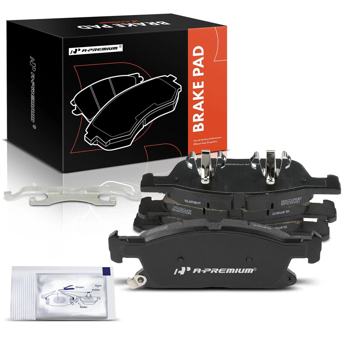 4X Front Ceramic Brake Pads for Ford Edge (2015–2022) Lincoln MKX Nautilus