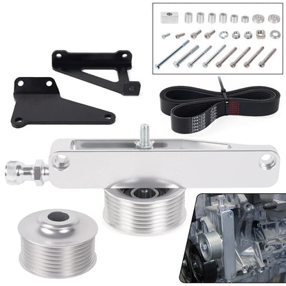 K Series AC PS Eliminator Pulley Kit for Honda Acura K20 K24 (2002–2006)