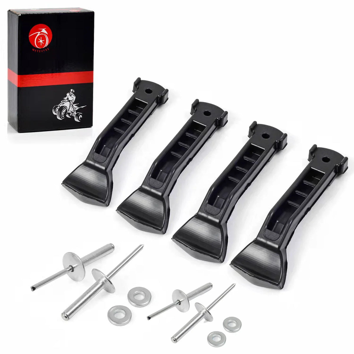 Set of 4 Hood Strap Panel Latch Kit for Ski-Doo REV MXZ GSX GTX Summit (N/A) 517302448