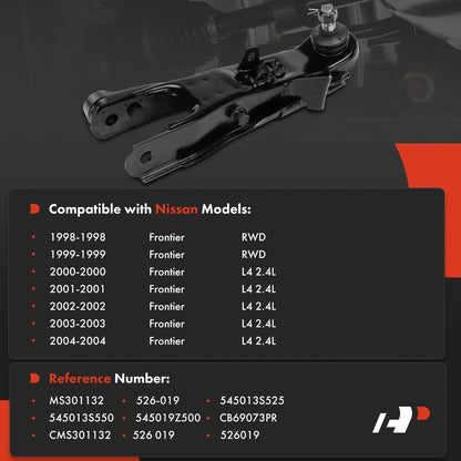 Front Left Control Arm with Ball Joint for Nissan Frontier (1998-2004)