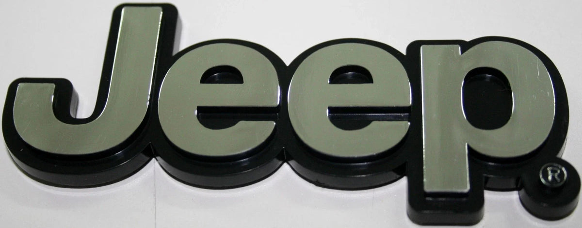 Chrome Emblem Tag with 3M Adhesive Sticker for Jeep Cherokee 2014-2023
